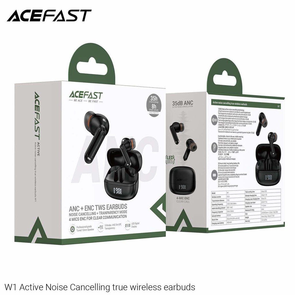Acefast ANC TWS Earbuds W1