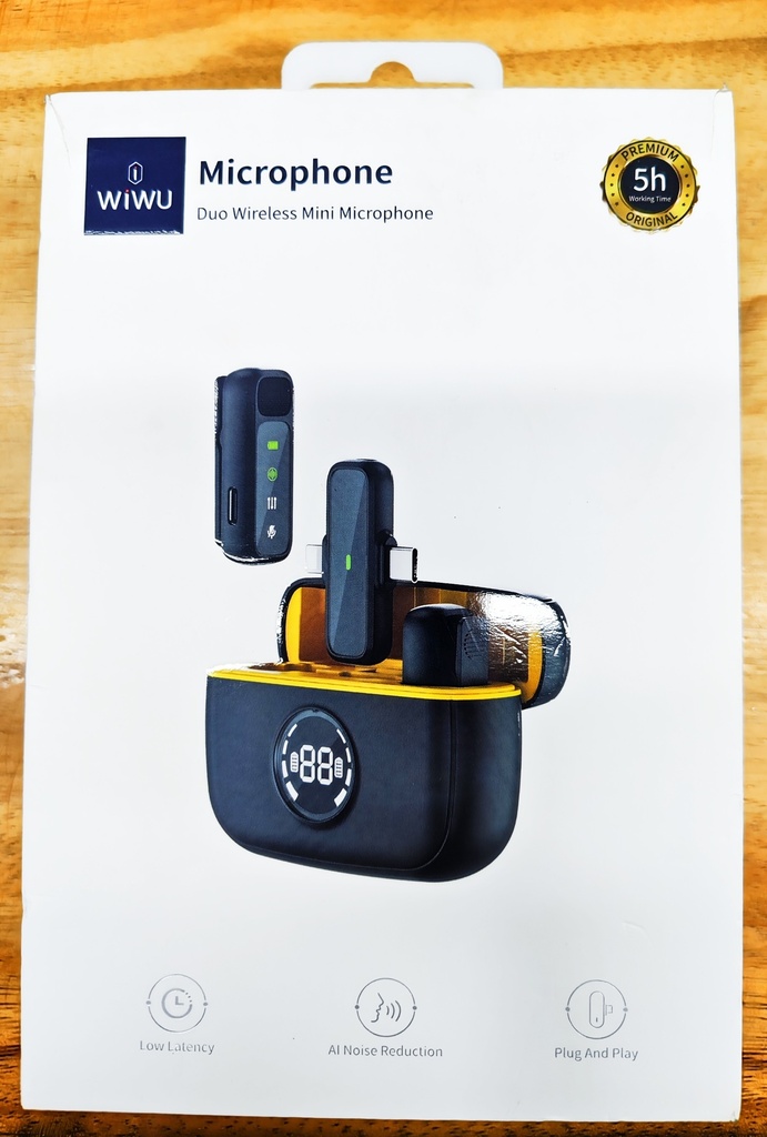 WIWU Wi-WMO03 Duo Wireless Mini Microphone