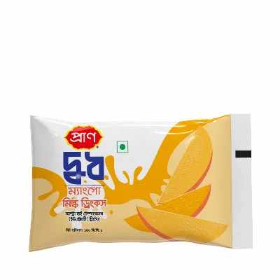 Pran Mango Flavored Milk (Pouch) 150 ml