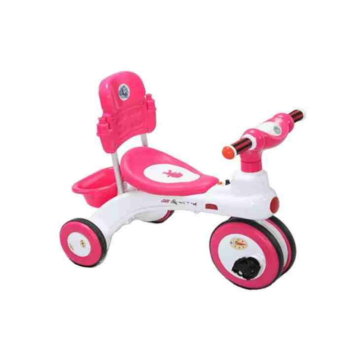 Kids Rock Rider Tricycle With Backrest