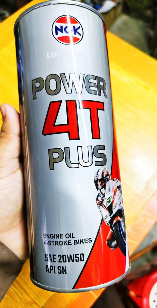 NGK Power 4T Plus 20W50-1 Ltr Premium Semi Synthetic Engine Oil (API-SN)
