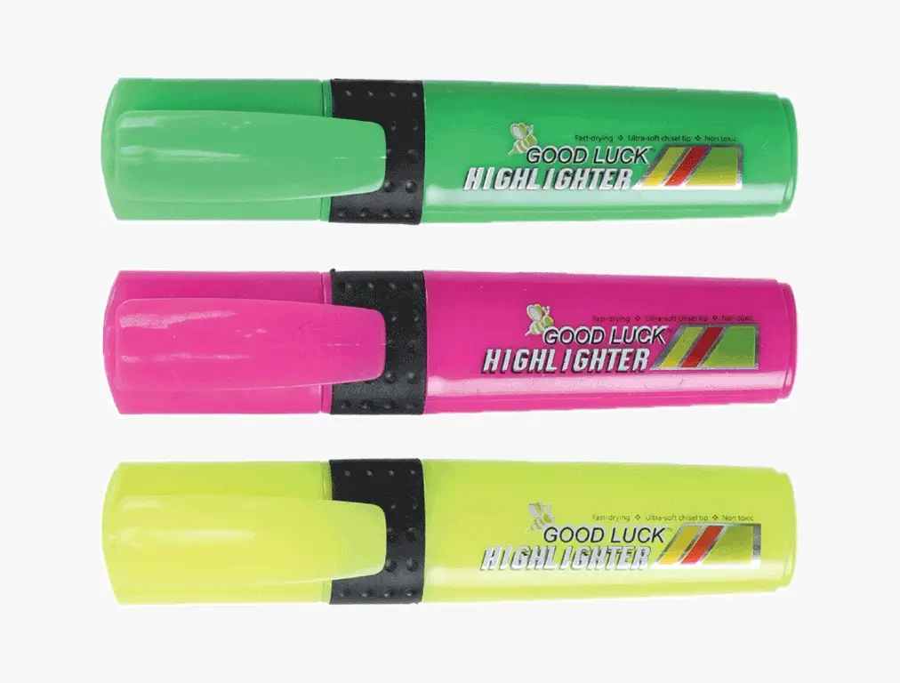 Good Luck Highlighter Assorted