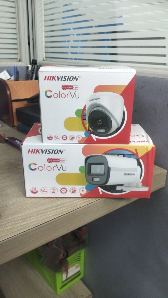 HIKVISION 2mp Colorvu Analog Camera Model:DS-2ce70dfot-LPFS