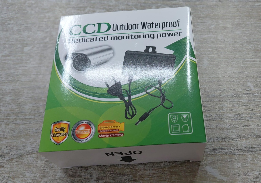 Power Supply AC DC Charger Adapter 12 V 2 A EU US Plug Waterproof Outdoor for Monitor CCTV CCD Security Camera