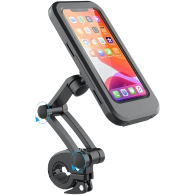 Waterproof TPU Touch Screen 360° Universal Adjustable Motorcycle Phone Mount Holder For Motorcycle And Bicycle
