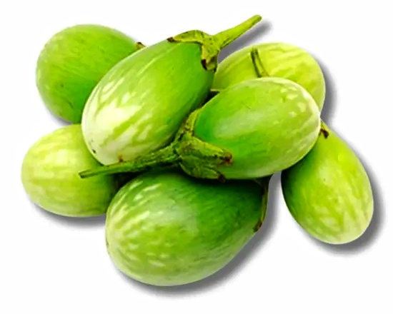 Begun Shobuj (Brinjal Round Green)Per 1Kg