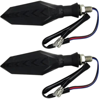 New Motorcycle LED Turn Signals Flowing Turn Signals Double Sided Turn Signal Warning Light