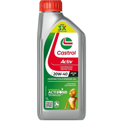 CASTROL ACTIV 4T 20W-50 MINERAL 1L