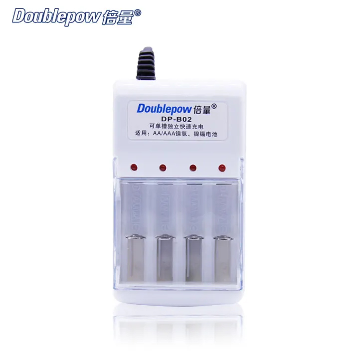 Doublepow DP-BO2 AA, AAA Ni-MH /Ni-CD Battery Charger with Independent charging channels - Battery Charger