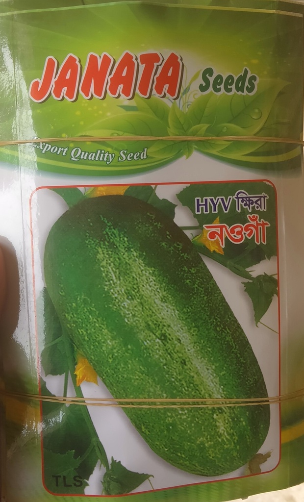 Janata brand HYV cucumber seeds |ক্ষিরা বীজ | 10 gm