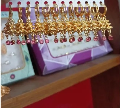 City Gold Jhumka for Girls 1 Pair of Girl's Earring