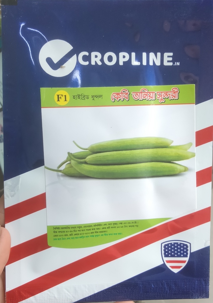 F1 hybrid sponge gourd seed | হাইব্রিড ধুন্দল বীজ | 5 gm