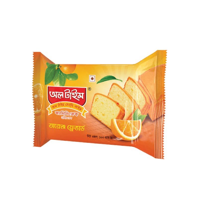All Time Family Cake (Orange) 70gm
