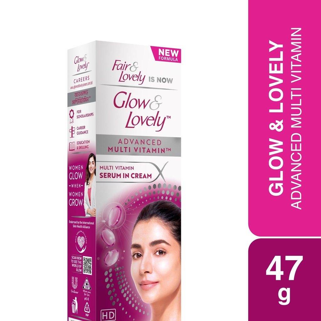 Glow & Lovely Face Cream Advanced Multivitamin 47g (Oil control Free) Size: 47gm