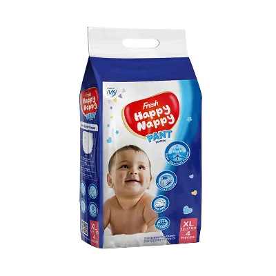 Fresh Happy Nappy Pant Diaper XL (12 -17 kg) 4 pcs
