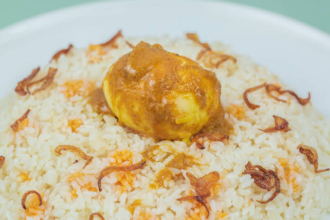 ডিম পোলাও হাফ প্লেট