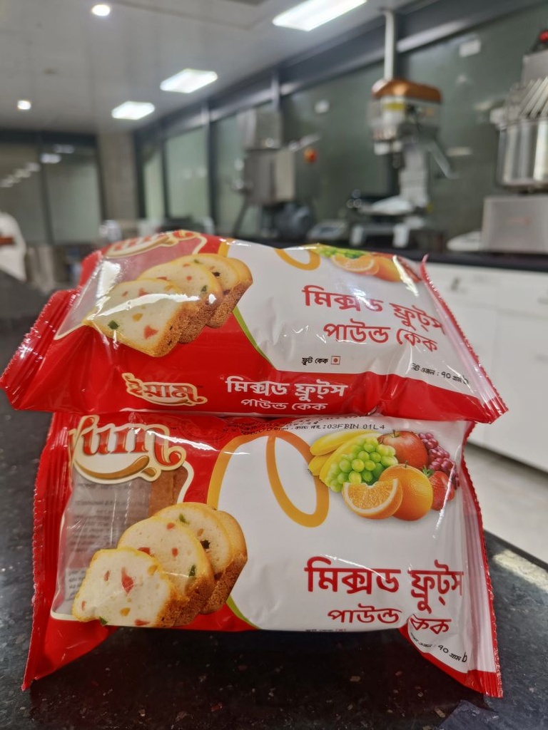 Yum Mixed Fruit Pound Cake.