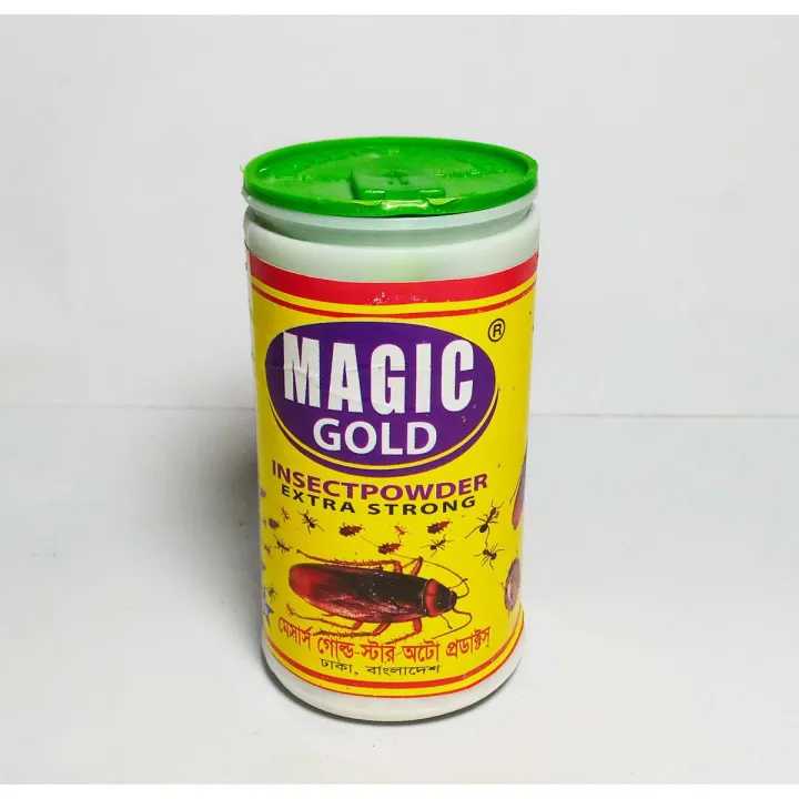 Magic Gold Insect Power- পোকা-মাকড়, তেলাপোকা মারার ওষুধ- 80gm