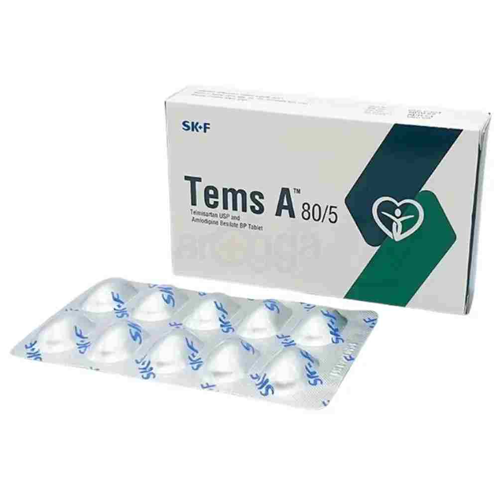 Tems A 80/5mg Tablet