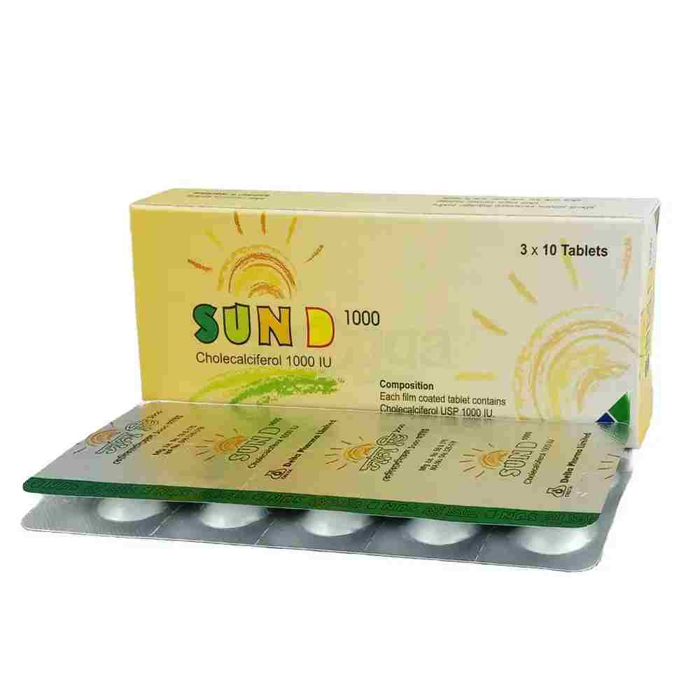 Sun D 1000IU Tablet