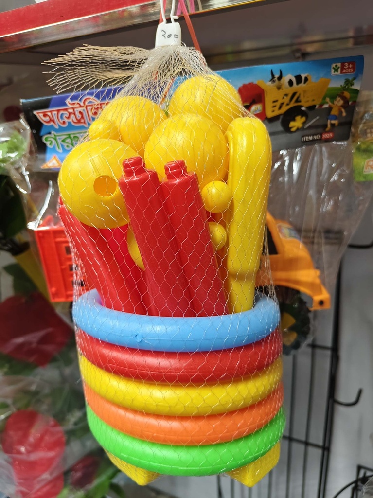 Baby toy green shape