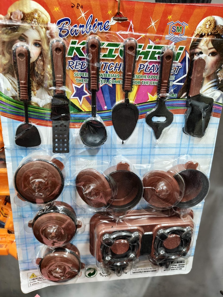 Baby Girl Barbie Kitchen Toys Set |