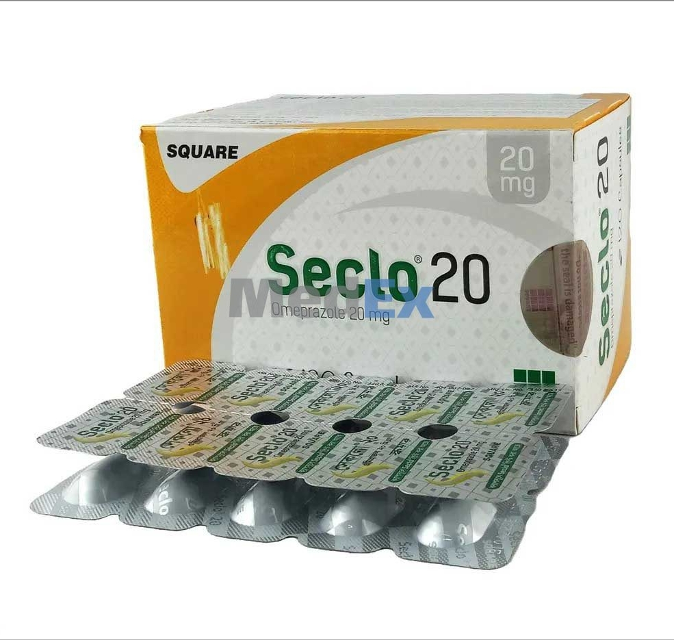 Seclo Capsule 20 Mg Omeprazole per Strip