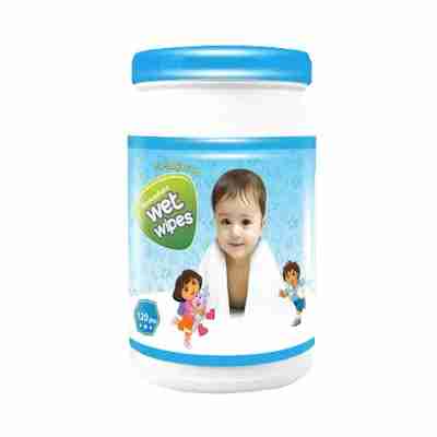 Bashundhara Baby Wipes (Sky Blue) 120 pcs