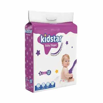 Kidstar Baby Diaper Belt L (9-18 kg) 56 pcs