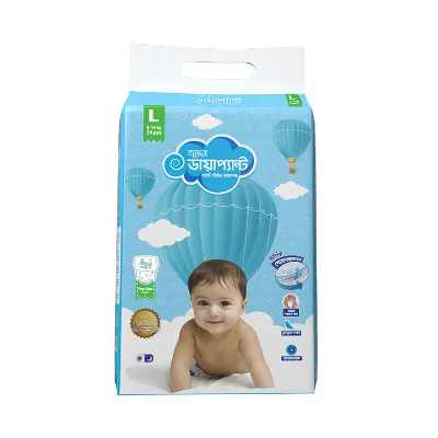 Bashundhara Diapant Baby Diaper L 9-14 kg 34 pcs
