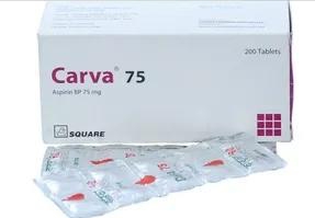 Carva75 mg Tablet per Strip