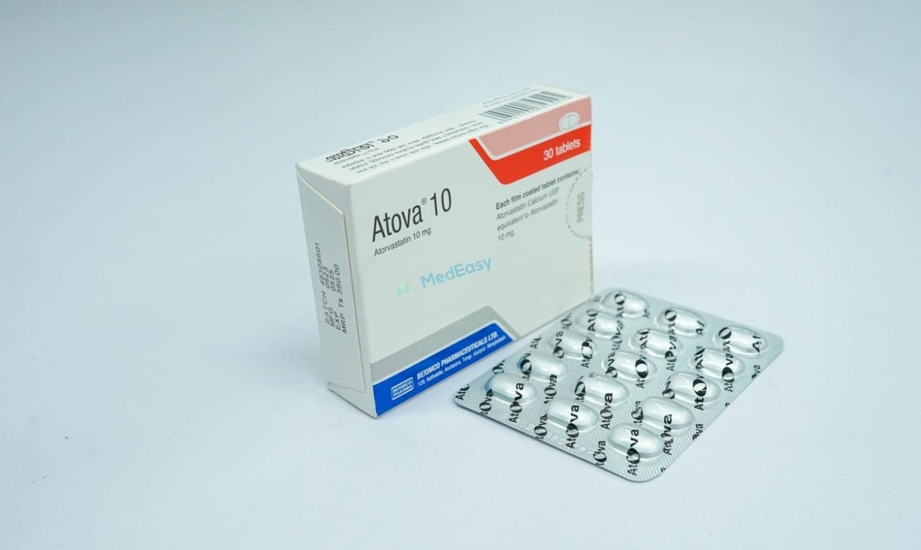Atova10 mg Tablet per Strip