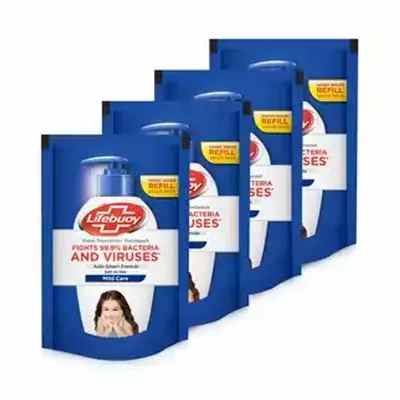 Lifebuoy Handwash Care Refill Multipack 170 ml 4 pcs