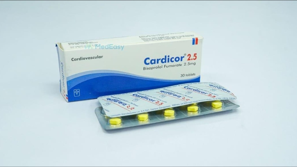 Cardicor2.5 mg Tablet per Strip