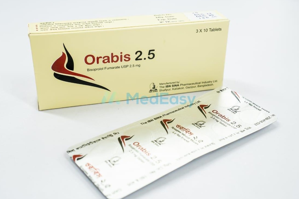 Orabis2.5 mg Tablet per Strip