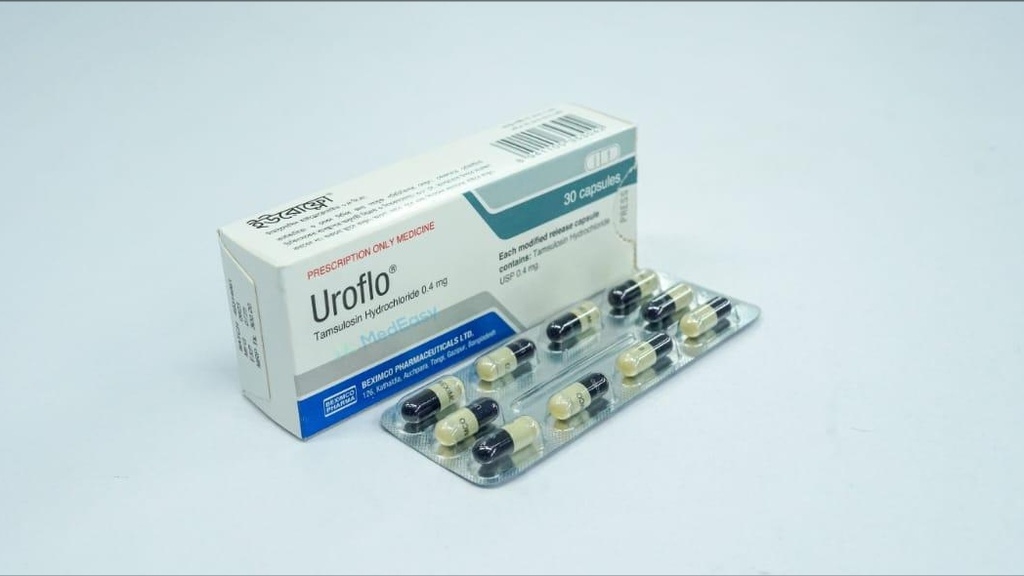 Uroflo0.4 mg Capsule per Strip
