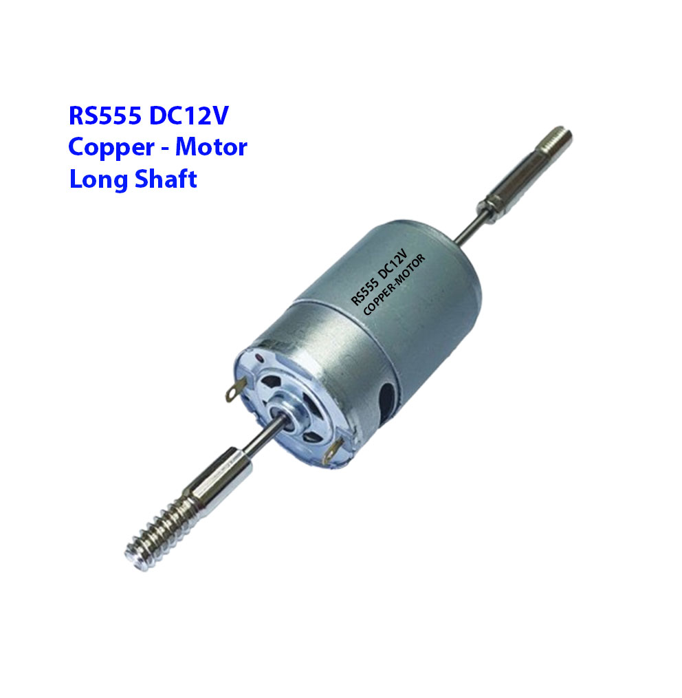 DC 12V 555 stand fan motor 15W long shaft