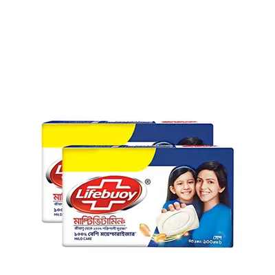 Lifebuoy Soap Bar Mild Care 100 gm 2 pcs