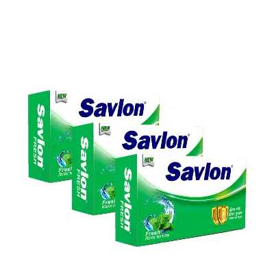 ACI Savlon Soap Fresh 125 gm 3 pcs