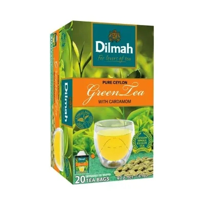 Dilmah Ceylon Green Tea With Cardamom 40 gm
