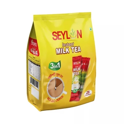 Seylon Instant Milk Tea 3 in 1 Stick Pouch 25 pcs