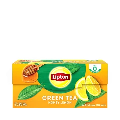 Lipton Green Tea Bag Honey and Lemon 25 pcs