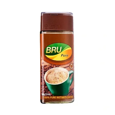 Bru Pure Instant Coffee Jar 200 gm