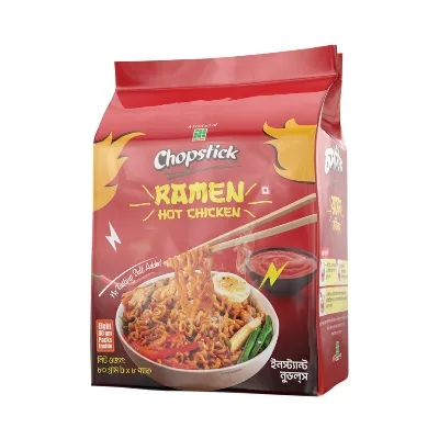 Chopstick Ramen Hot Chicken Instant Noodles 8 pack 640 gm