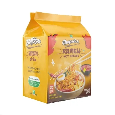 Chopstick Ramen Hot Cheese Instant Noodles 8 pack 640 gm