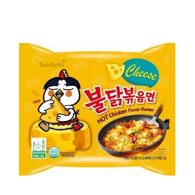 Samyang Hot Chicken Ramen Cheese Noodles 140 gm