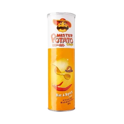 Mister Potato Hot & Spicy Crisps 100 gm