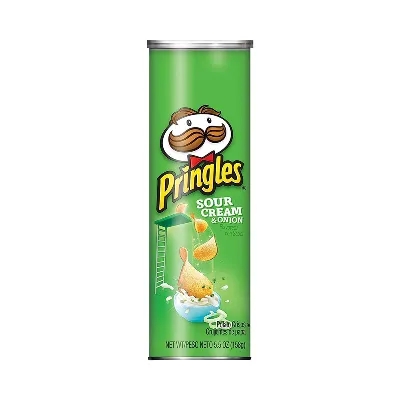 Pringles Potato Chips Sour Cream & Onion 158 gm