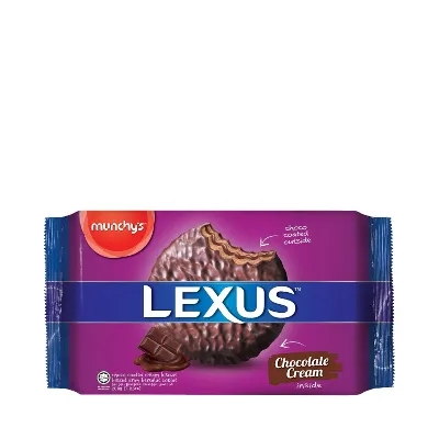Munchy's Lexus Choco Coated Chocolate Cream Biscuit 200 gm