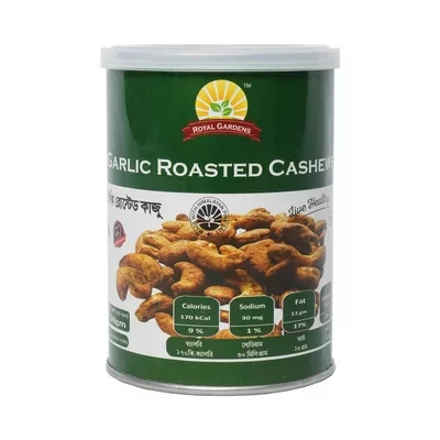 Royal Gardens Garlic Roasted Cashews 150 gm